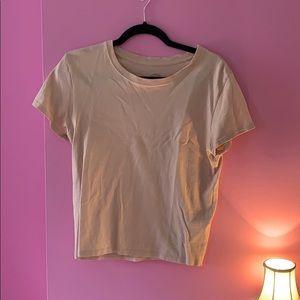 urban outfitters basic pink tee women's medium